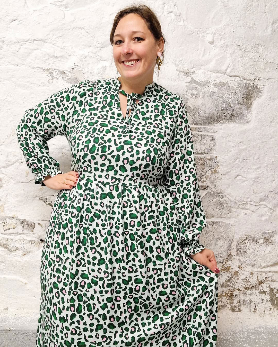 Frühlingsgefühle im Januar: Mein neues Altea-Kleid in persönlichem Leo-Design