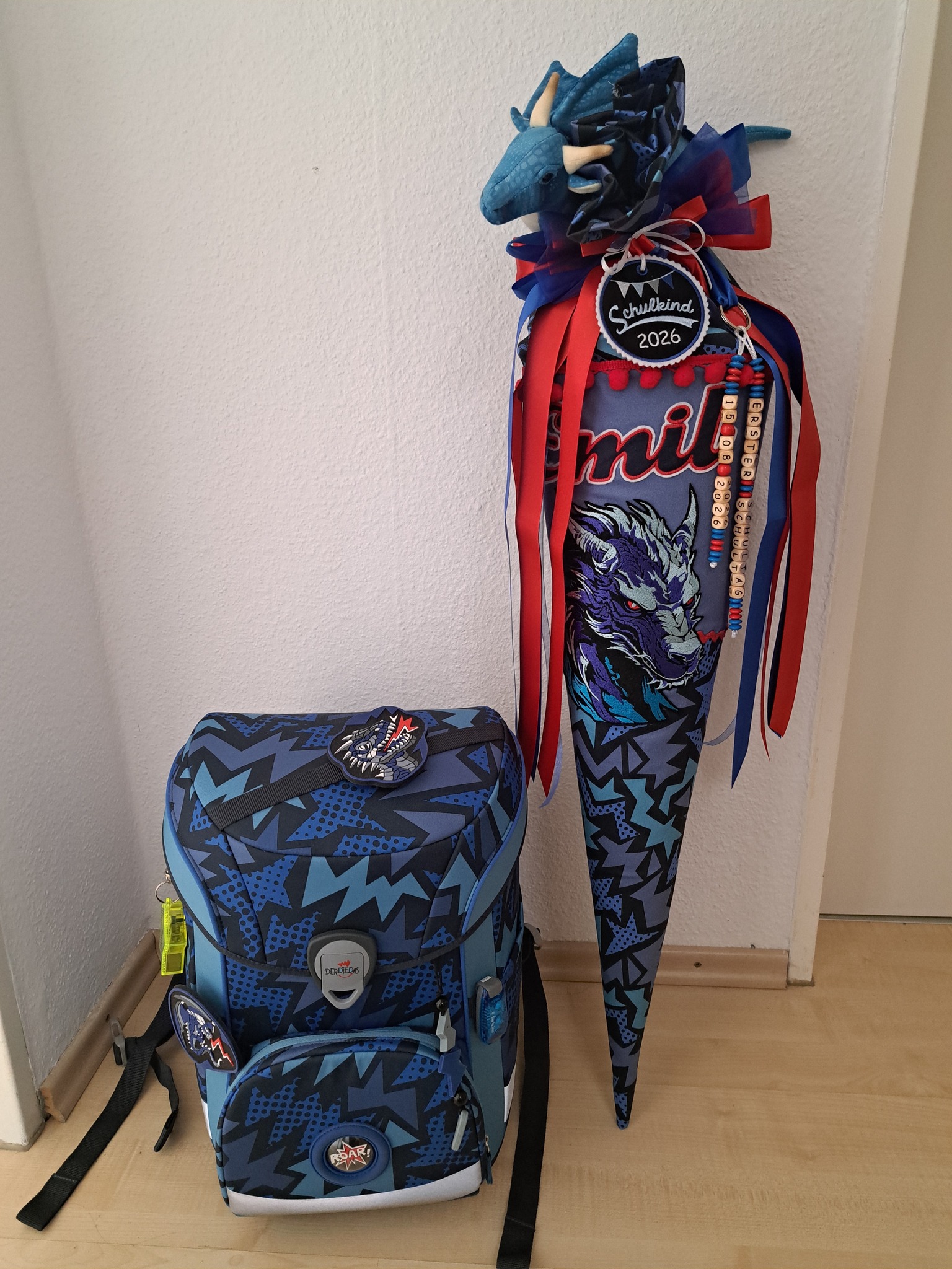 Eine Schultüte für kleine Drachenfans