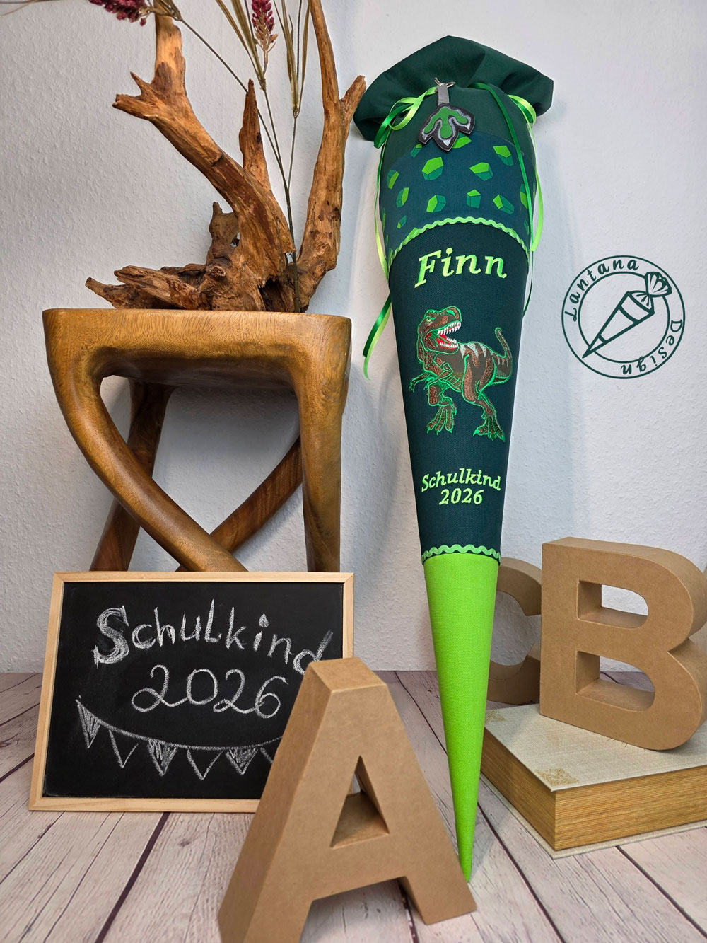 Grüner Schultüten-Tag bei Lantana-Design