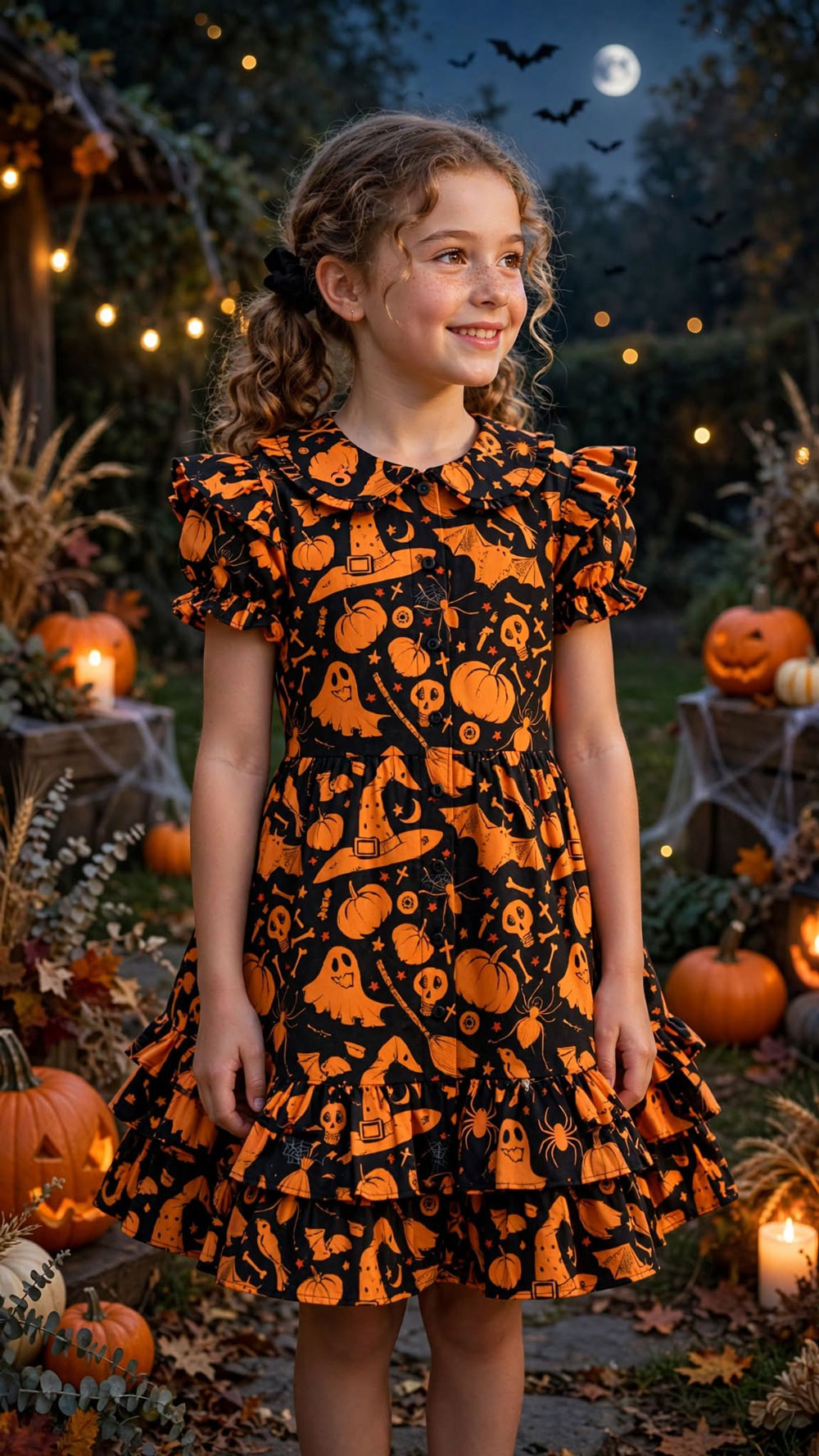 Halloween-Kleid nähen: Süß statt schaurig
