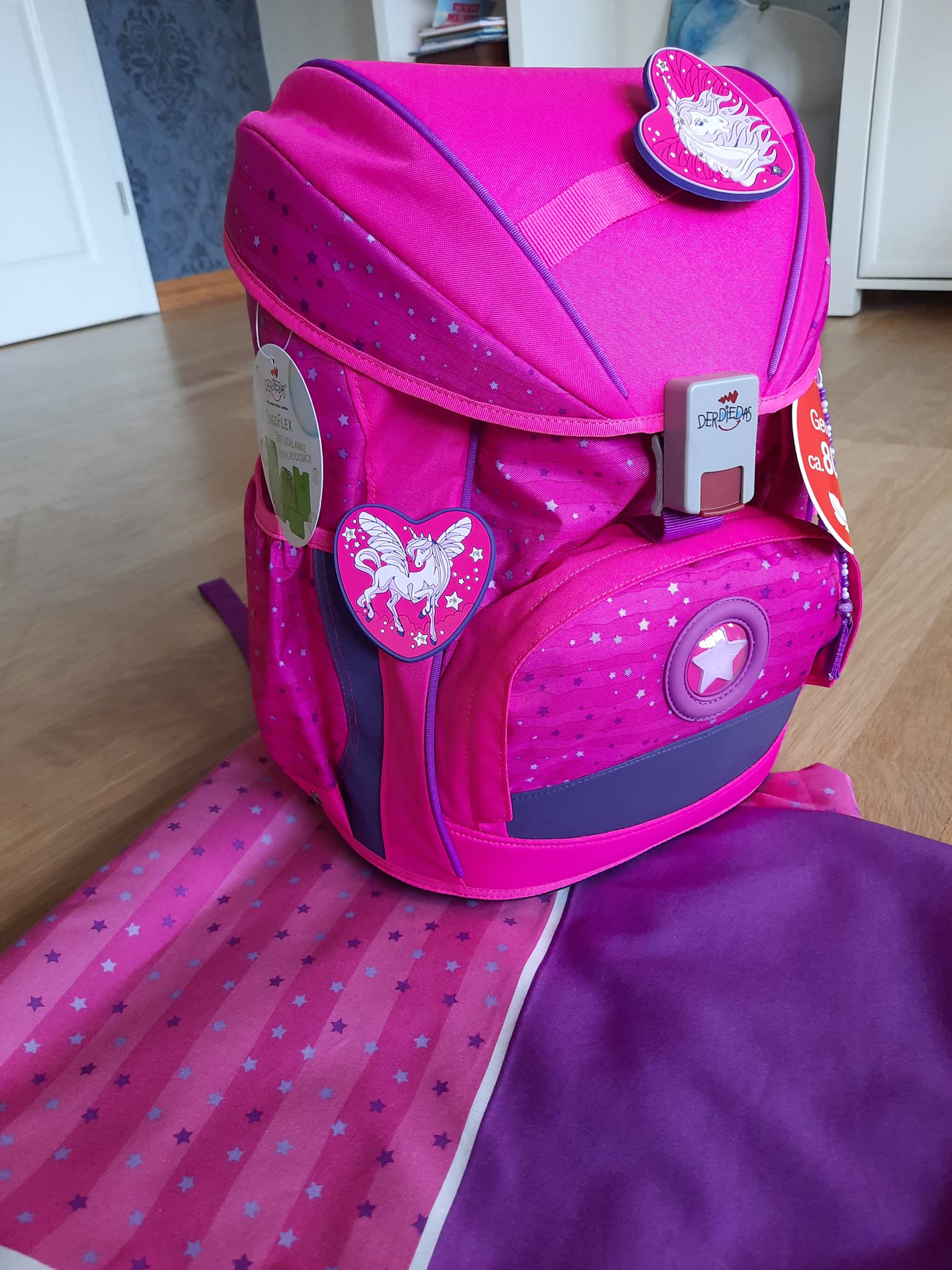 Heidis Glitzer-Sterne zum DerDieDas Pretty Unicorn