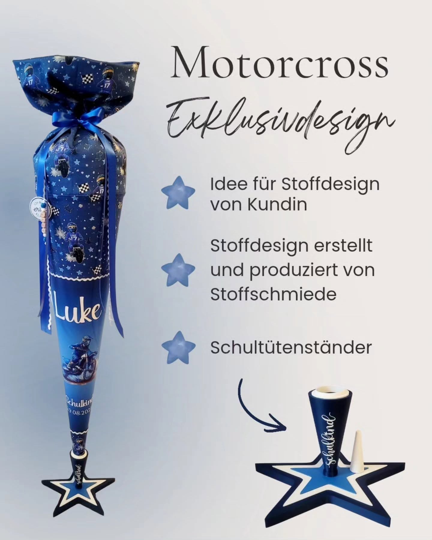 Wenn die Schultüte schon die Startnummer trägt …