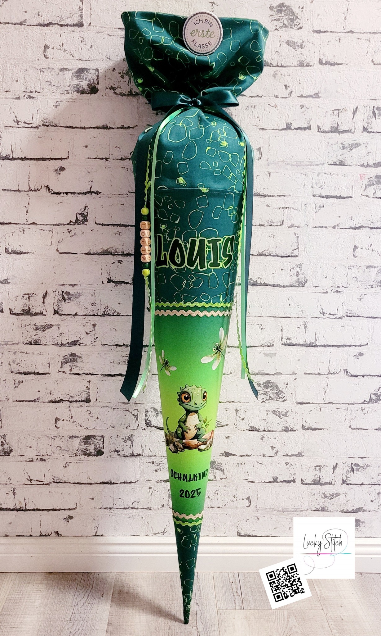 Schultüte zum Scout Lizard von Lucky Stitch