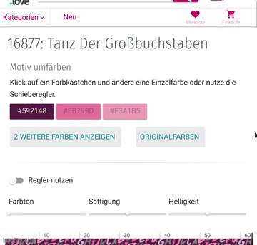 Uni & Stoffe mit Verlauf bei www.stoff.love
